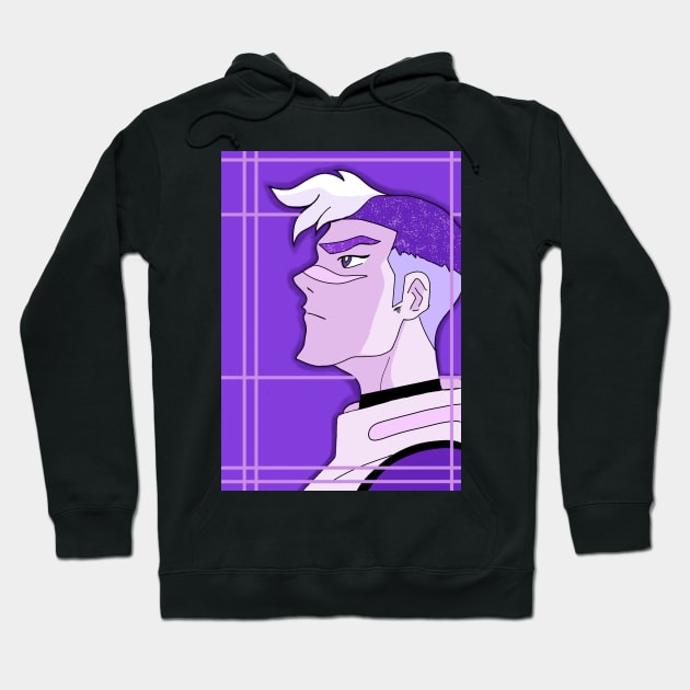 Shiro in Purple Hoodie by Indiglo_Bloom